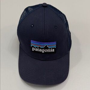 Patagonia Dark Blue Mesh Cap